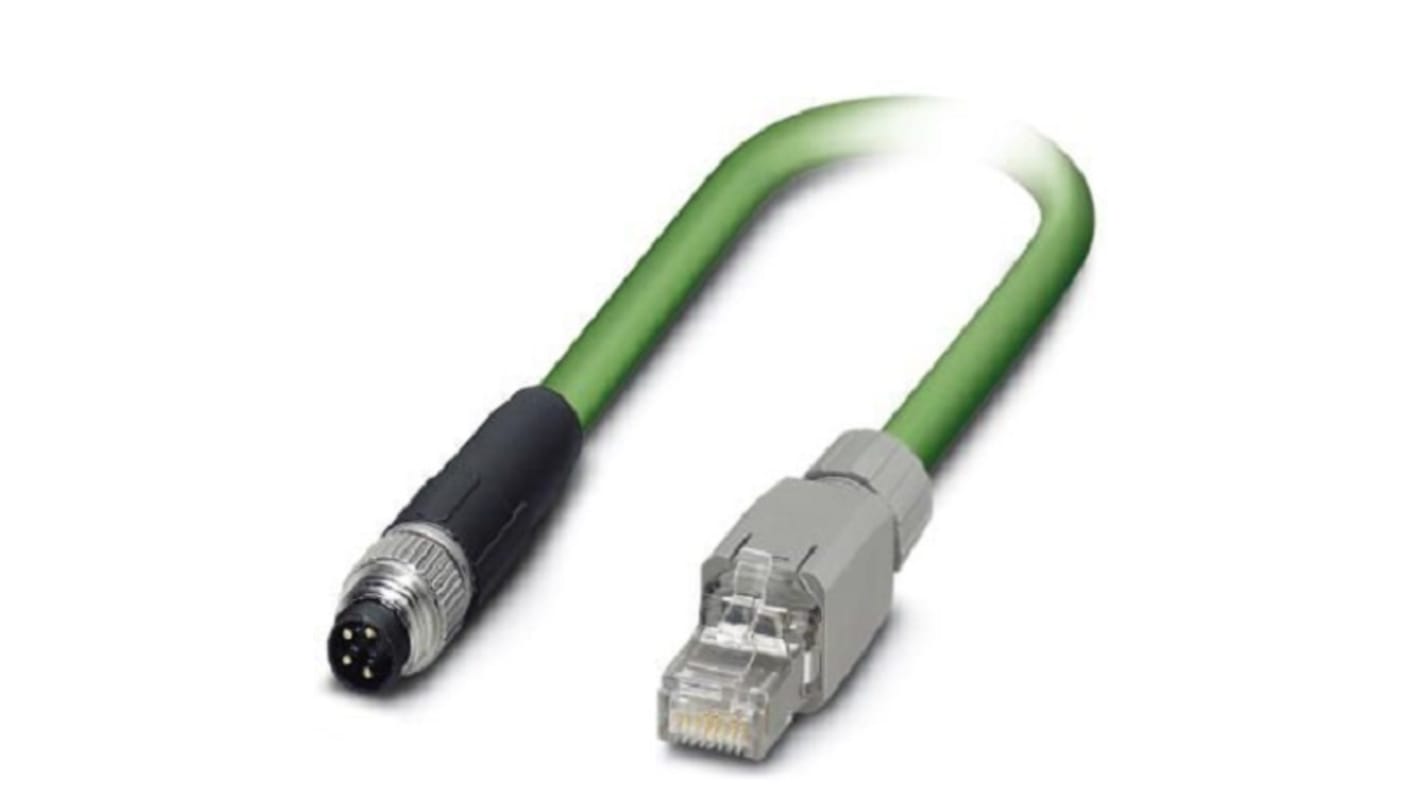 Kabel Ethernet Cat5 długość 500mm Z zakończeniem Phoenix Contact