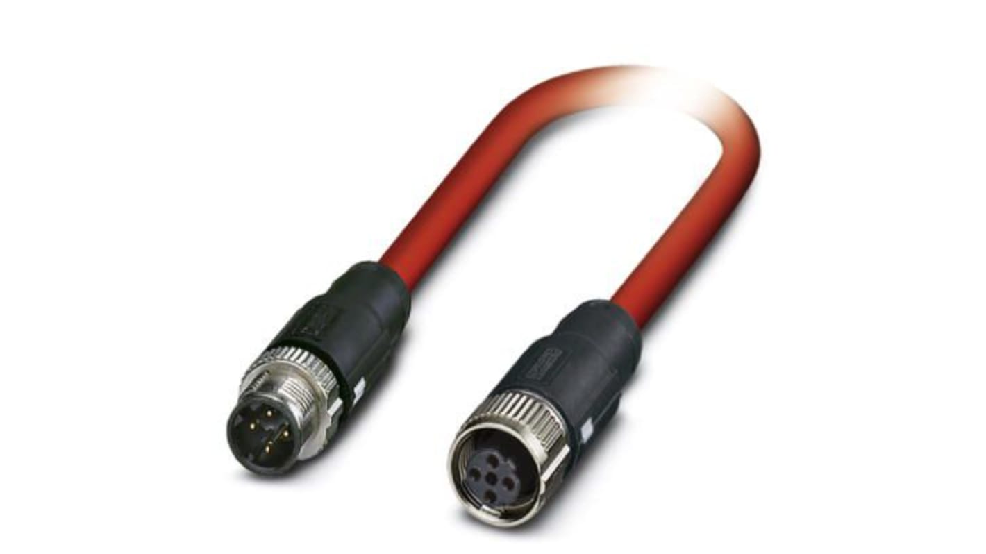 Cable Ethernet Cat5 apantallado Phoenix Contact de color Rojo, long. 10m