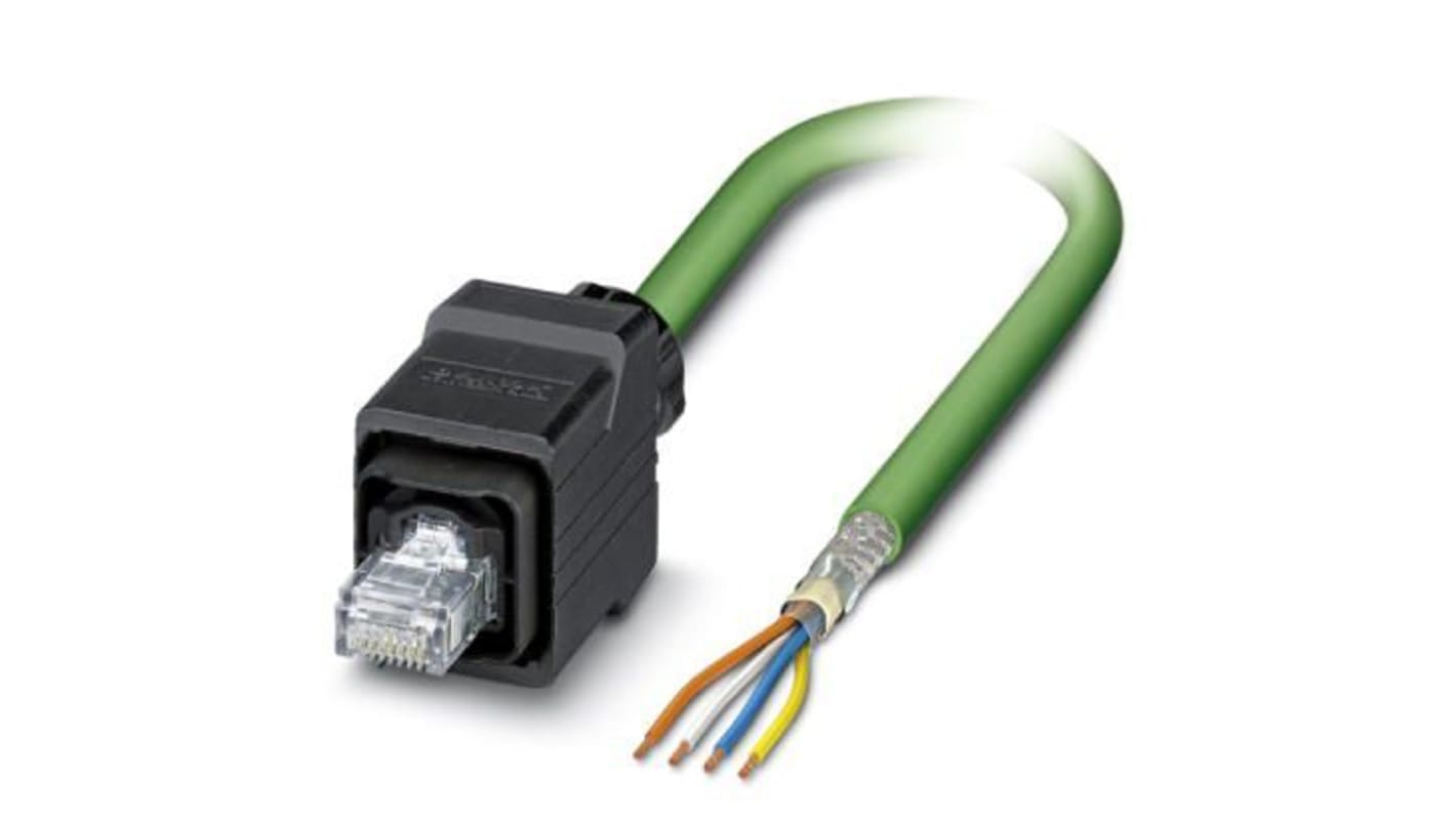 Kabel Ethernet Cat5e długość 5m Z zakończeniem Phoenix Contact