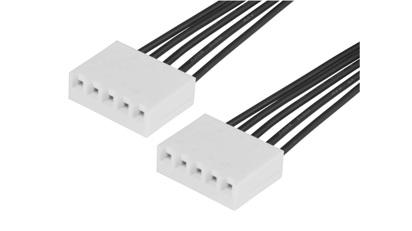 Molex 电缆组件, 3.96mm节距, KK 396母座转无终端接头, 600mm长, KK 369系列