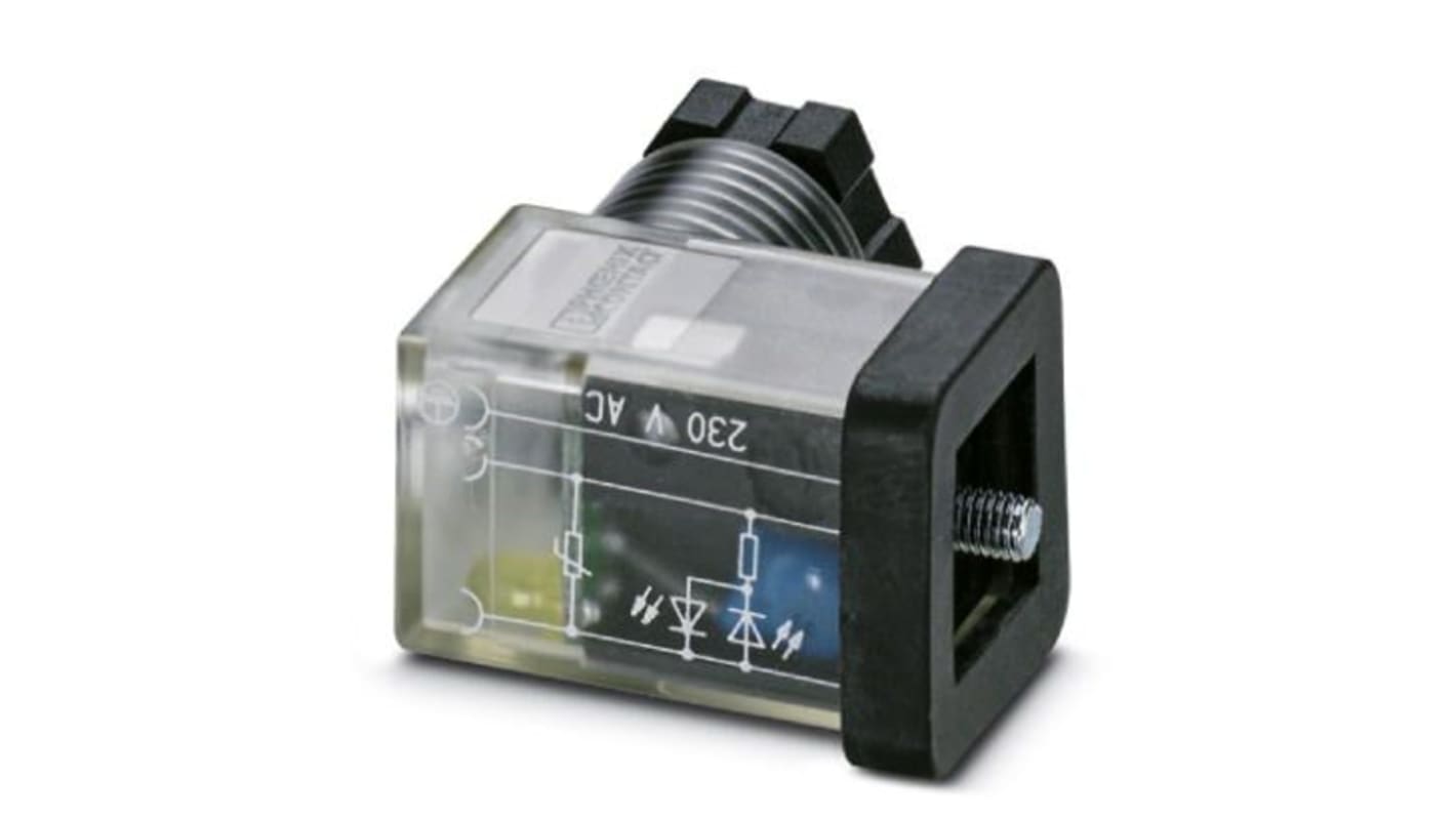 フエニックスコンタクト ソレノイドバルブコネクタ, 3P, 230 V ac