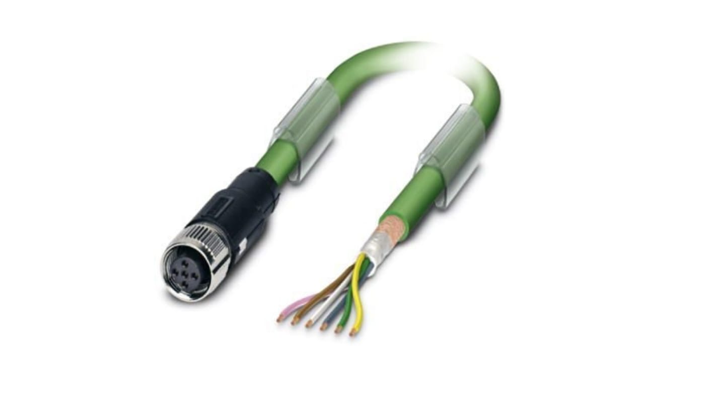 Kabel magistrali ze złączem Złącze M12 liczba rdzeni 2 długość 15m Rodzaj A Żeńskie