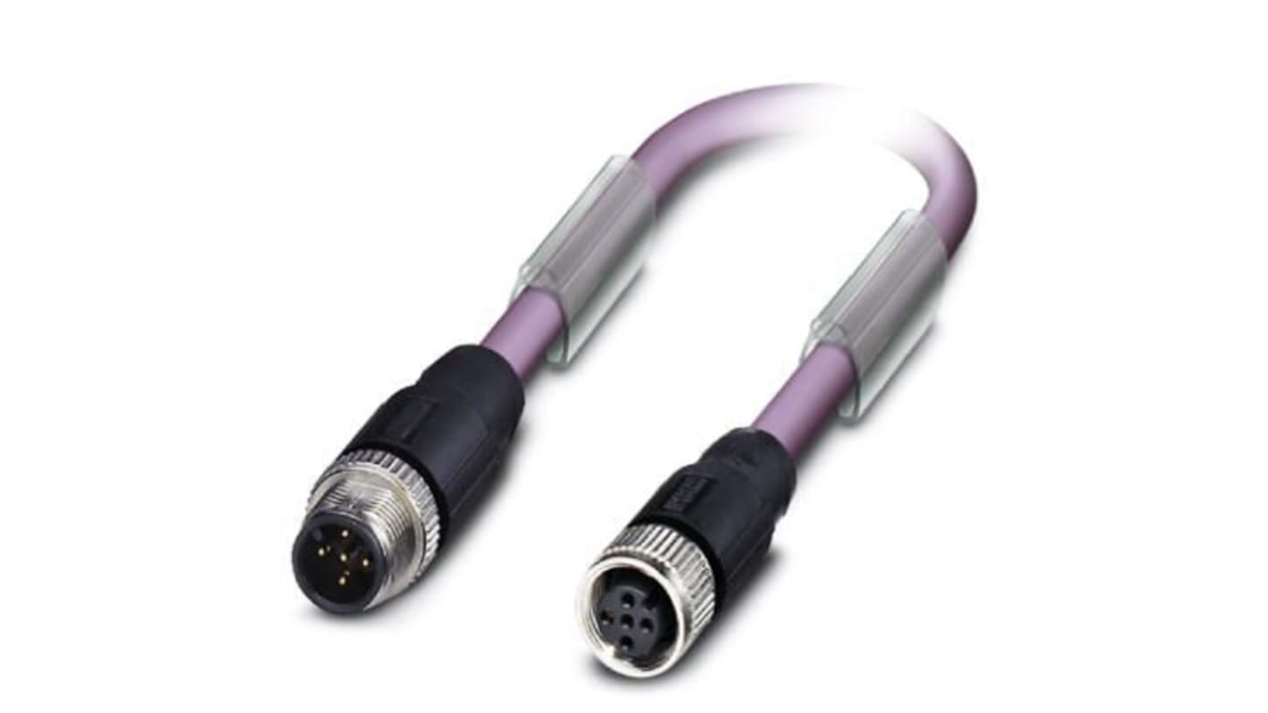Kabel magistrali ze złączem Złącze M12 liczba rdzeni 5 długość 7m Rodzaj A Męskie Złącze B Złącze M12