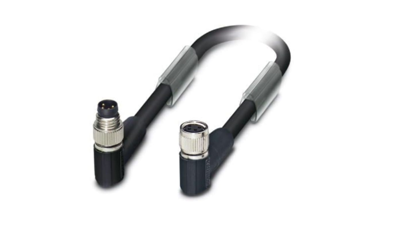 Kabel magistrali ze złączem Złącze M12 liczba rdzeni 2 długość 500mm Rodzaj A Męskie Złącze B M8