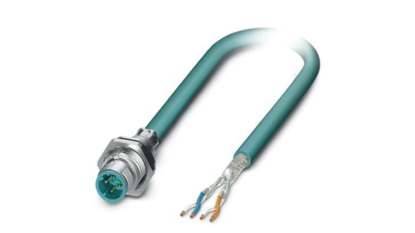 Cable Ethernet Cat5 Phoenix Contact de color Azul, long. 1m