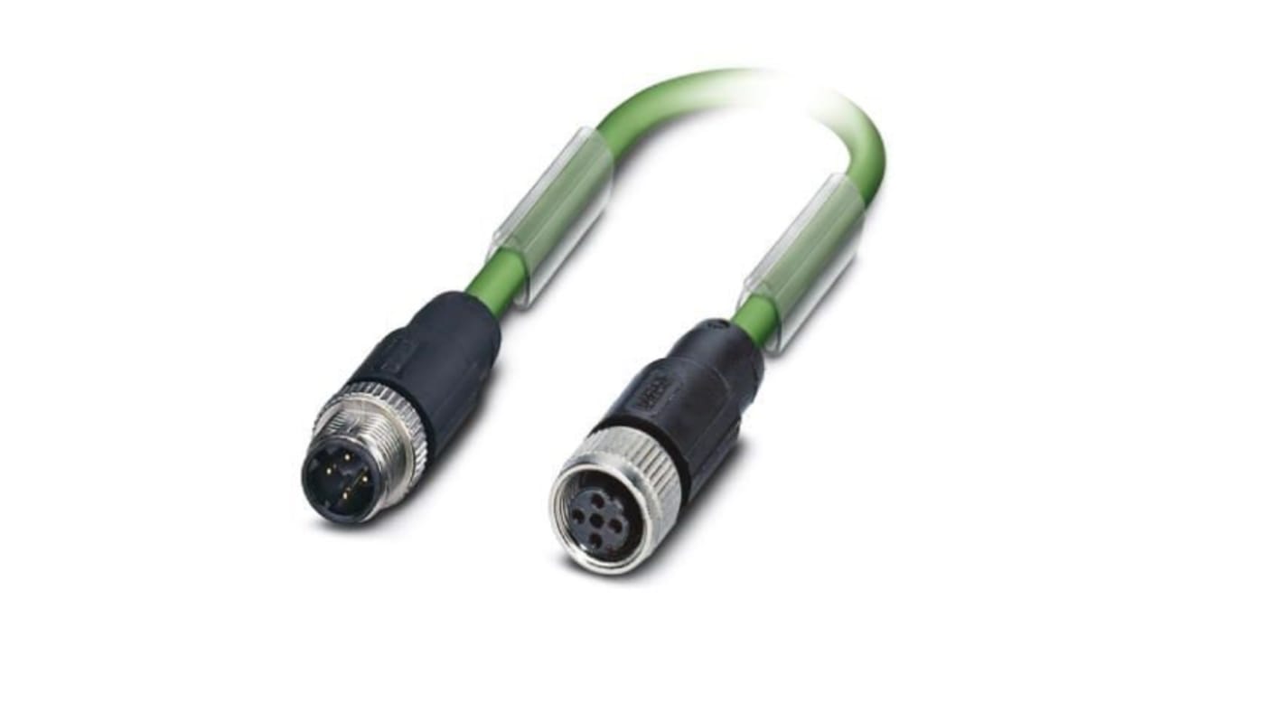 Cable Ethernet Cat5 Phoenix Contact de color Verde, long. 5m