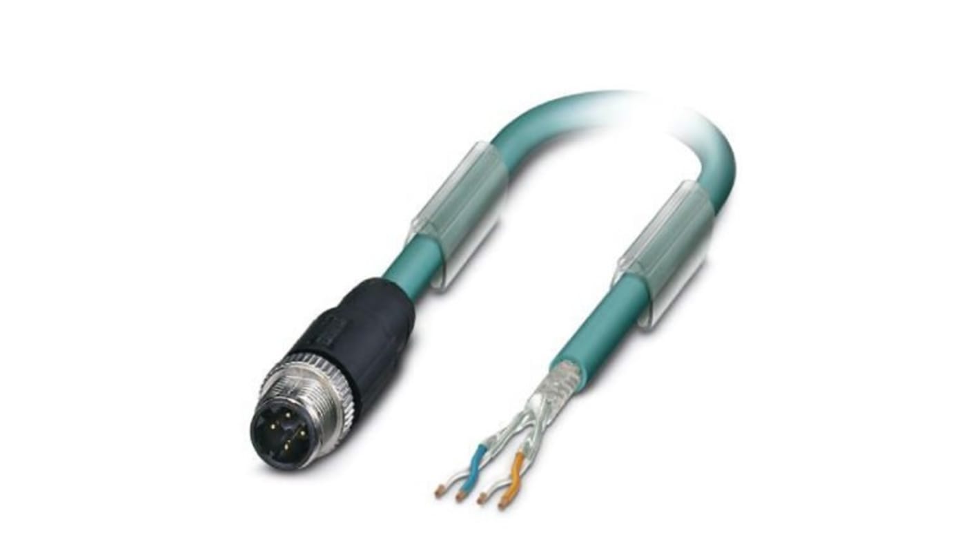 Kabel Ethernet Cat5 długość 15m Z zakończeniem Phoenix Contact