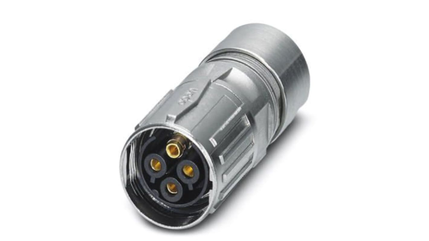 Phoenix Contact Circular Connector, 6 Contacts, Front Mount, M17 Connector, Socket