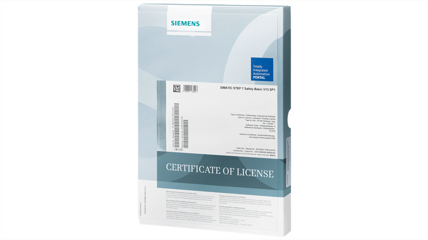 Siemens SIMATIC Series Software for Use with SIMATIC