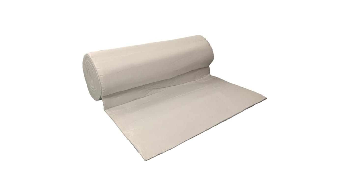 RS PRO Polyester Media Roll Filter, G2 Grade, 1000 x 20000 x 5mm