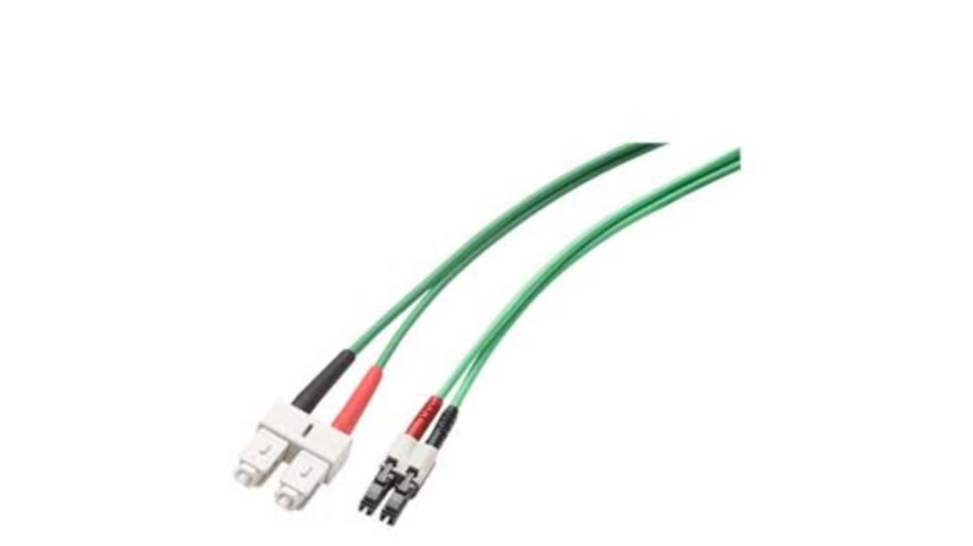 Siemens to SC Duplex Fibre Optic Cable, 50μm, 1m