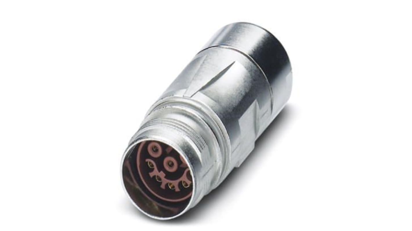 Conector circular Phoenix Contact hembra de 8 vías