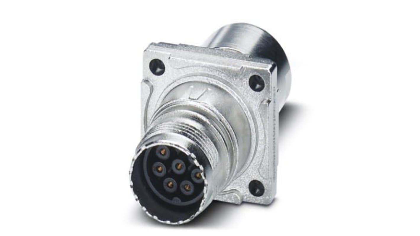 Phoenix Contact Circular Connector, 9 Contacts, M17 Connector, Socket