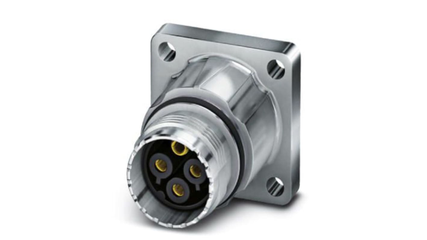 Phoenix Contact Circular Connector, 7 Contacts, Front Mount, M17 Connector, Plug