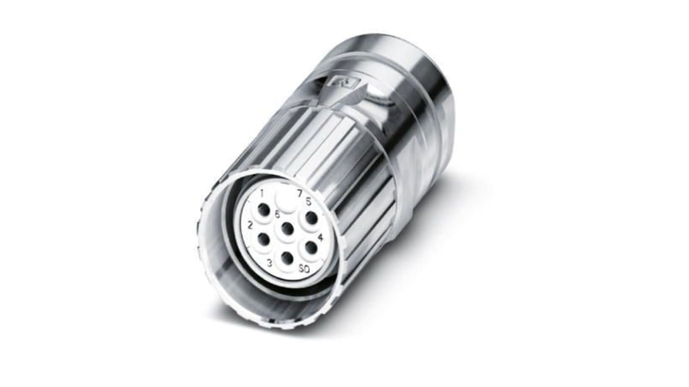 Phoenix Contact Circular Connector, 7 Contacts, Cable Mount, M23 Connector, Socket