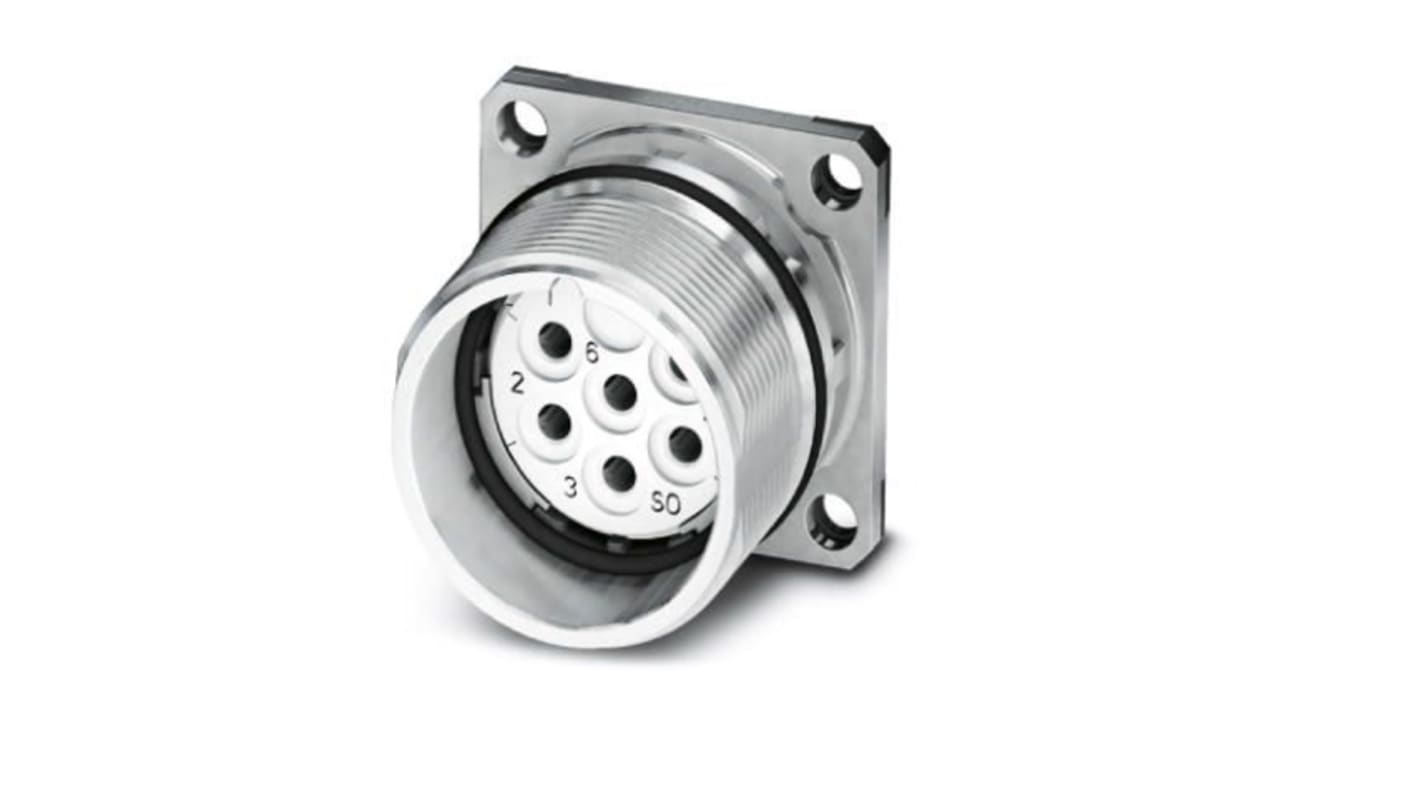 Phoenix Contact Circular Connector, 7 Contacts, Front Mount, M23 Connector, Socket