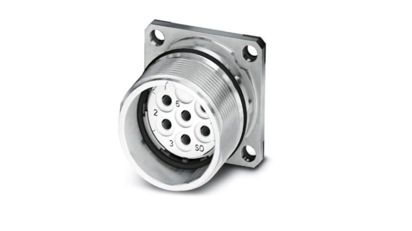 Phoenix Contact Circular Connector, 7 Contacts, Front Mount, M23 Connector, Socket