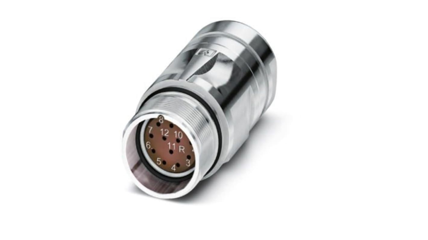 Phoenix Contact Circular Connector, 17 Contacts, Cable Mount, M23 Connector, Socket