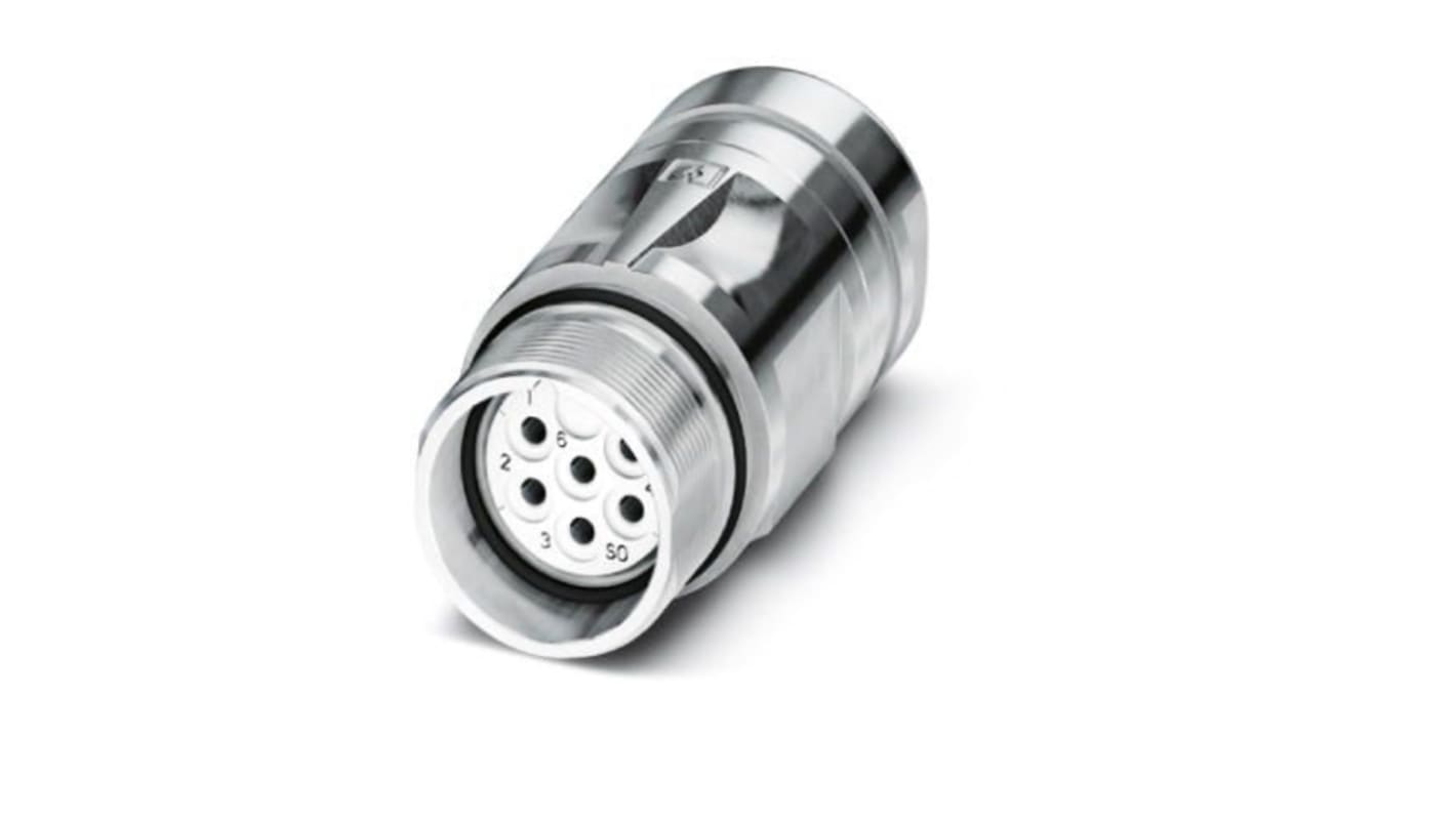 Phoenix Contact Circular Connector, 9 Contacts, Cable Mount, M23 Connector, Socket