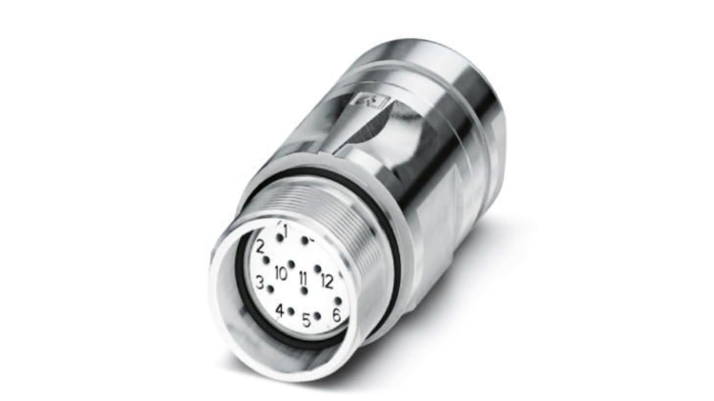 Phoenix Contact Circular Connector, 12 Contacts, M23 Connector, Socket