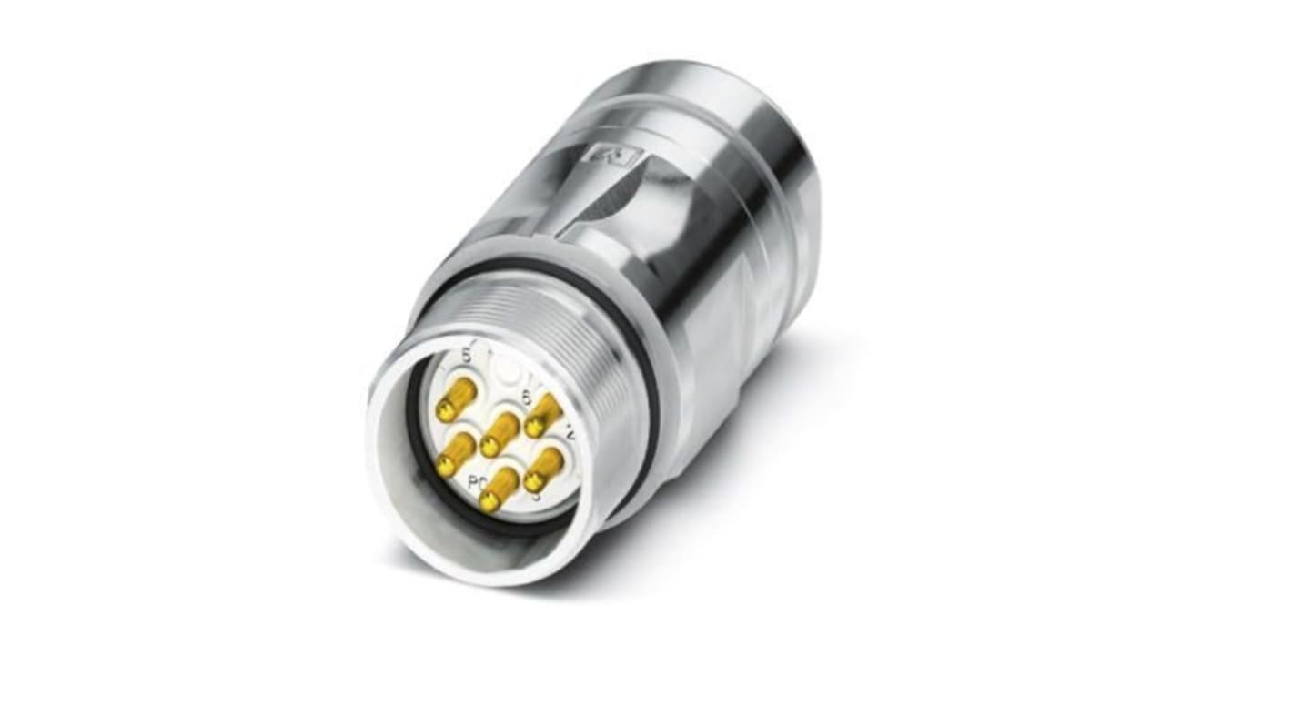 Phoenix Contact Circular Connector, 7 Contacts, Cable Mount, M23 Connector, Plug