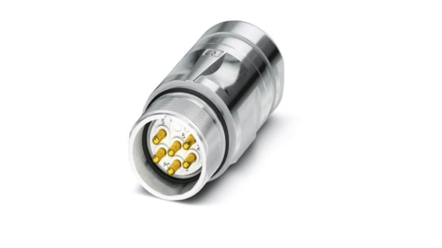 Phoenix Contact Circular Connector, 7 Contacts, Cable Mount, M23 Connector, Plug