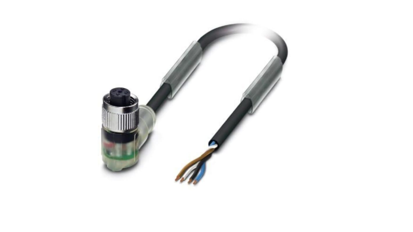 Phoenix Contact Female M12 to Sensor Actuator Cable, 1.5m