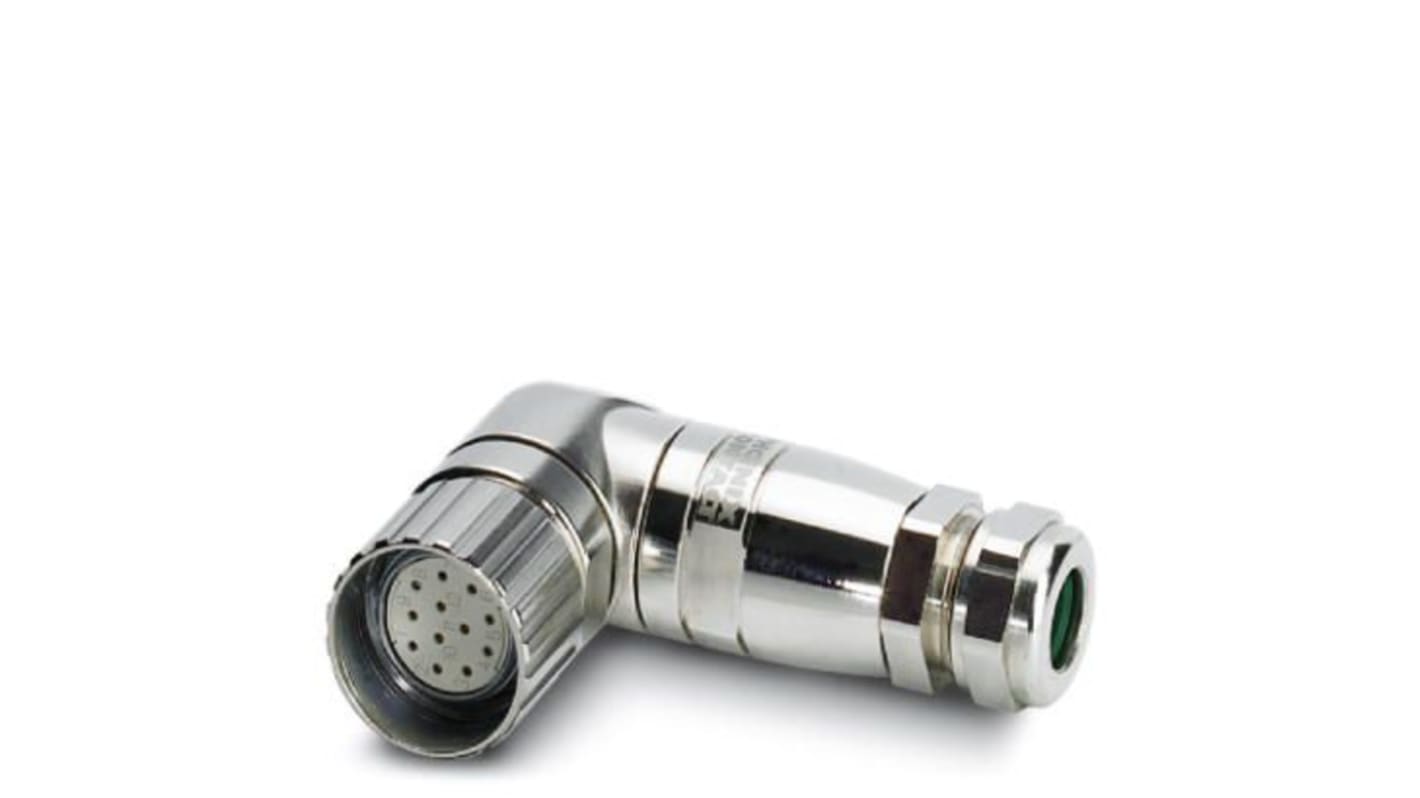 Phoenix Contact Circular Connector, 12 Contacts, Front Mount, M23 Connector, Socket, Female, IP67, V-RC Series