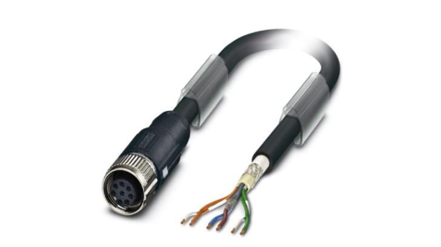Kabel magistrali ze złączem Złącze M12 liczba rdzeni 6 długość 5m Rodzaj A Żeńskie