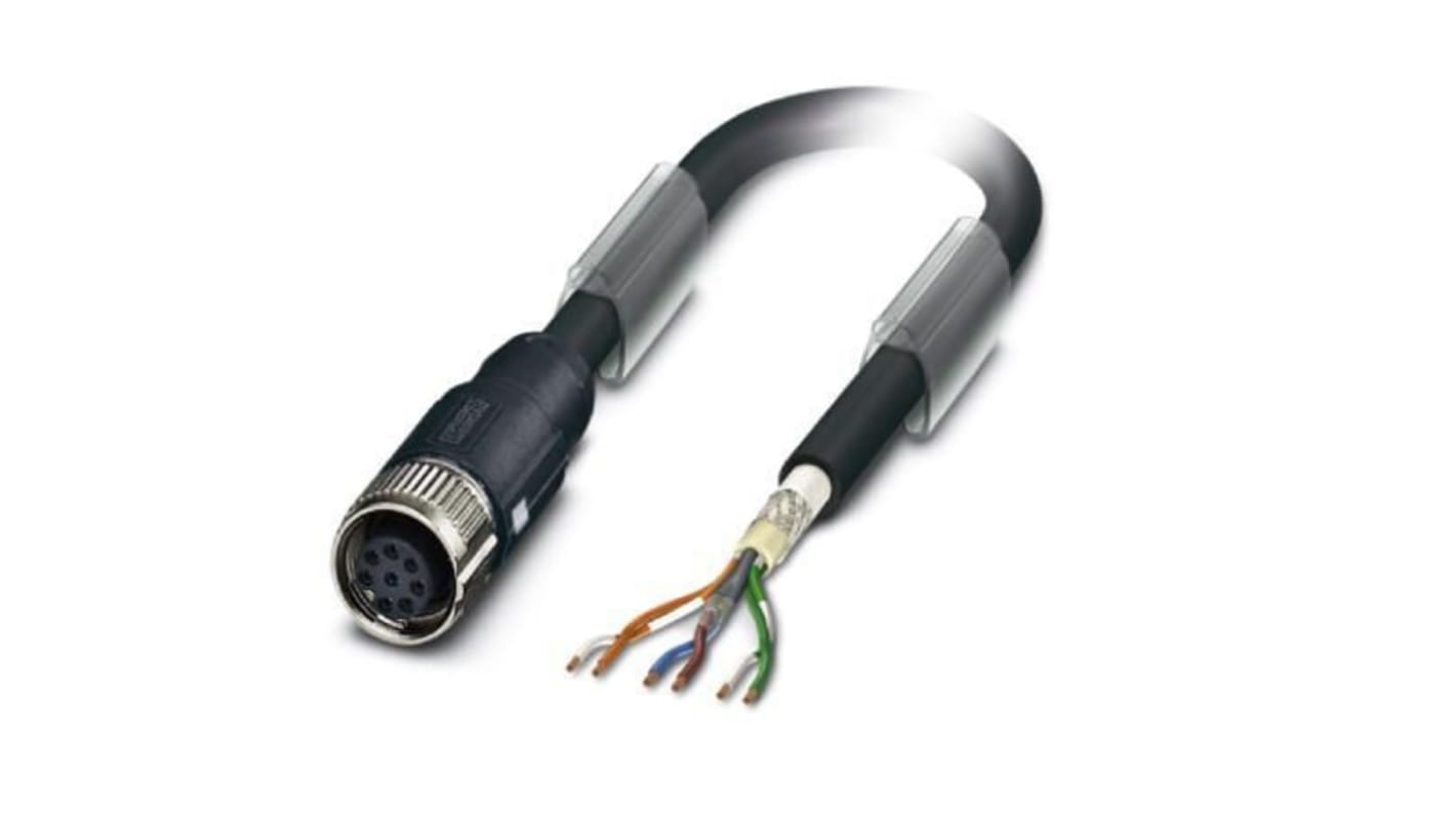Kabel magistrali ze złączem Złącze M12 liczba rdzeni 6 długość 15m Rodzaj A Żeńskie