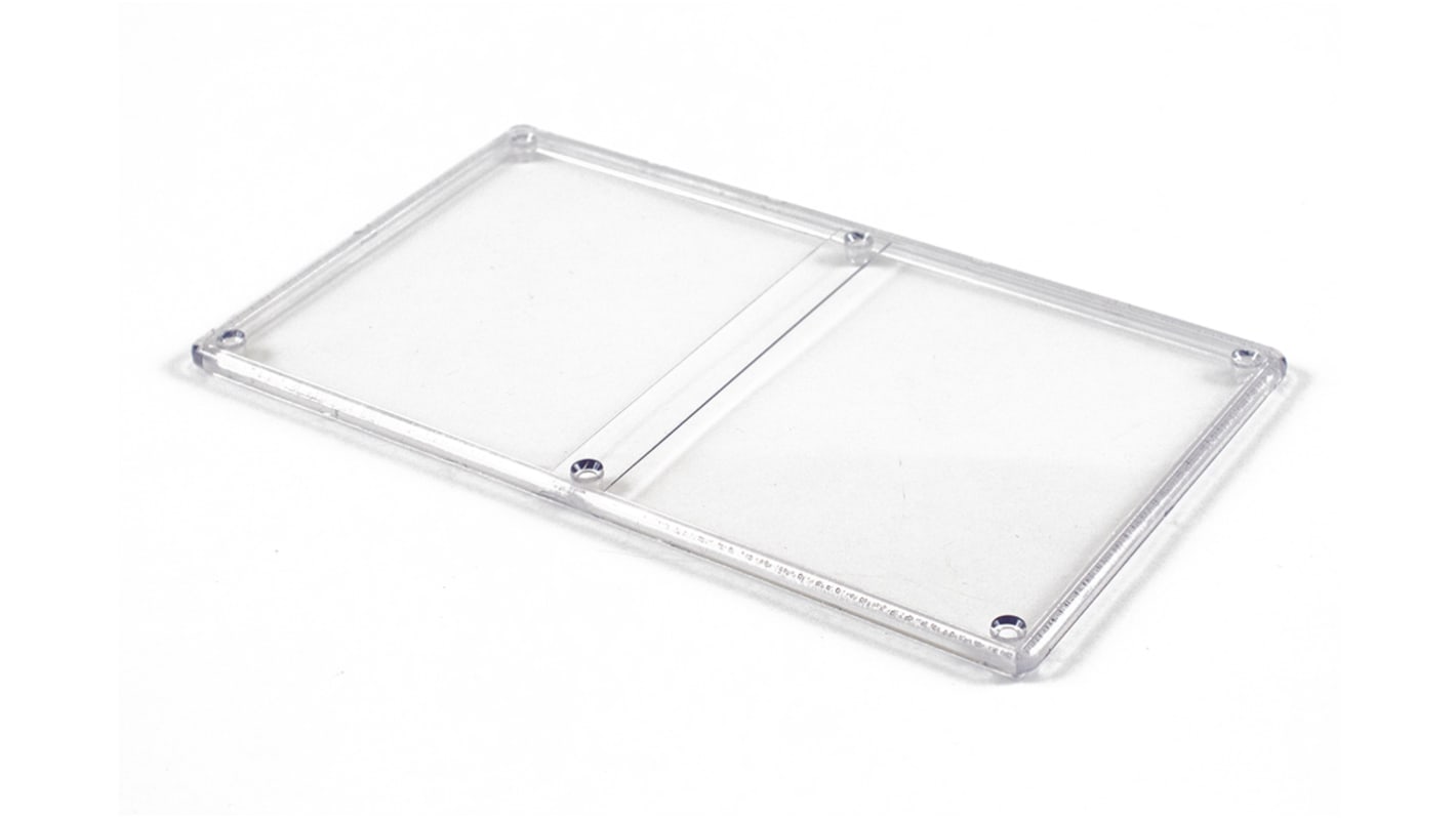 Couvercle Hammond pour Boîtiers 1591E, en Polycarbonate
