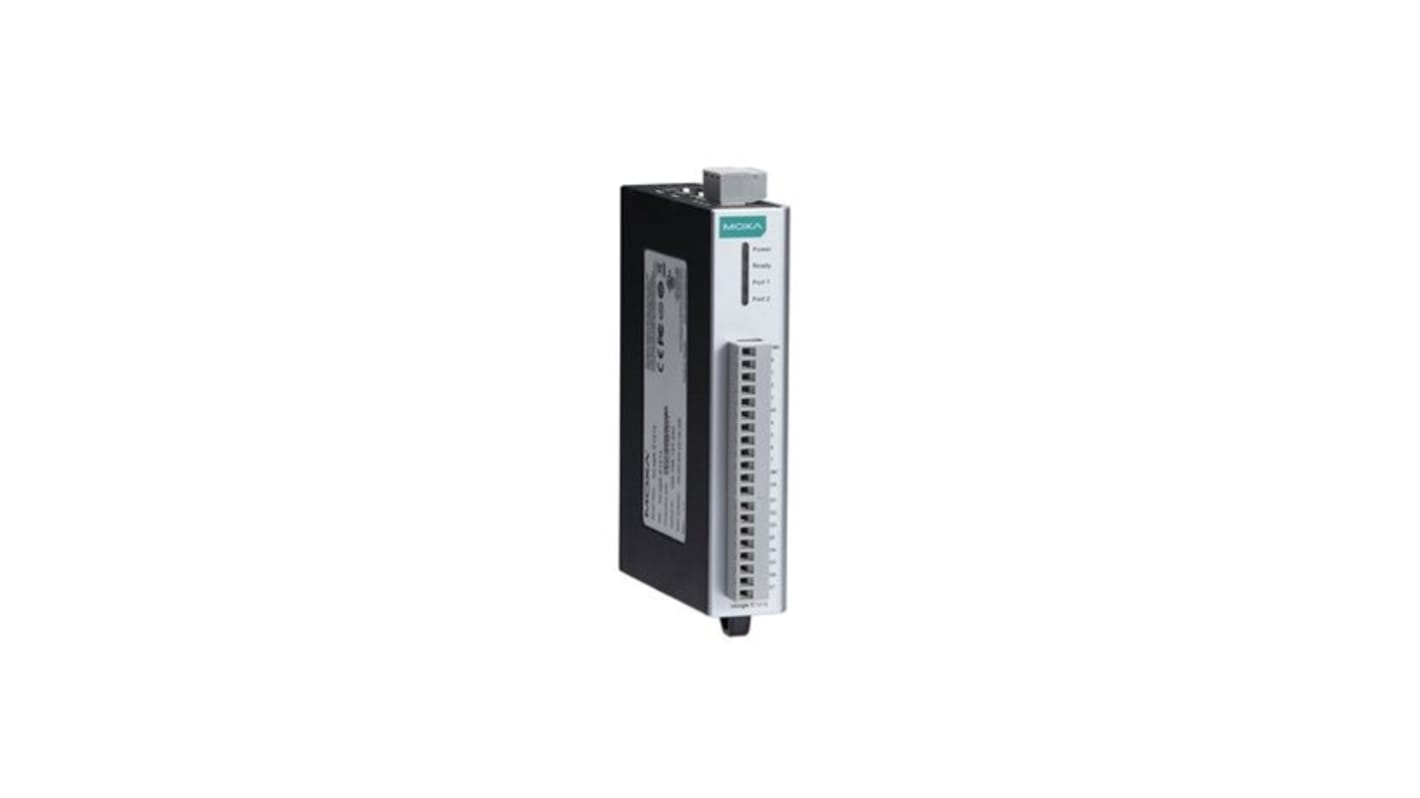 MOXA ioLogik E1200 Series Ethernet Module for Use with MX-AOPC UA Server, Digital, Digital