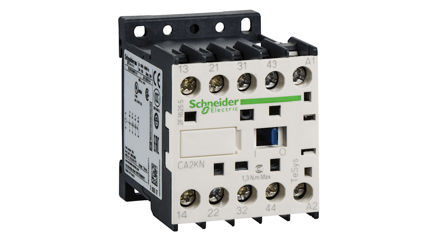 Schneider Electric Control Relay 1 NO + 1 NC, 10 A Contact Rating, 24 V, TeSys