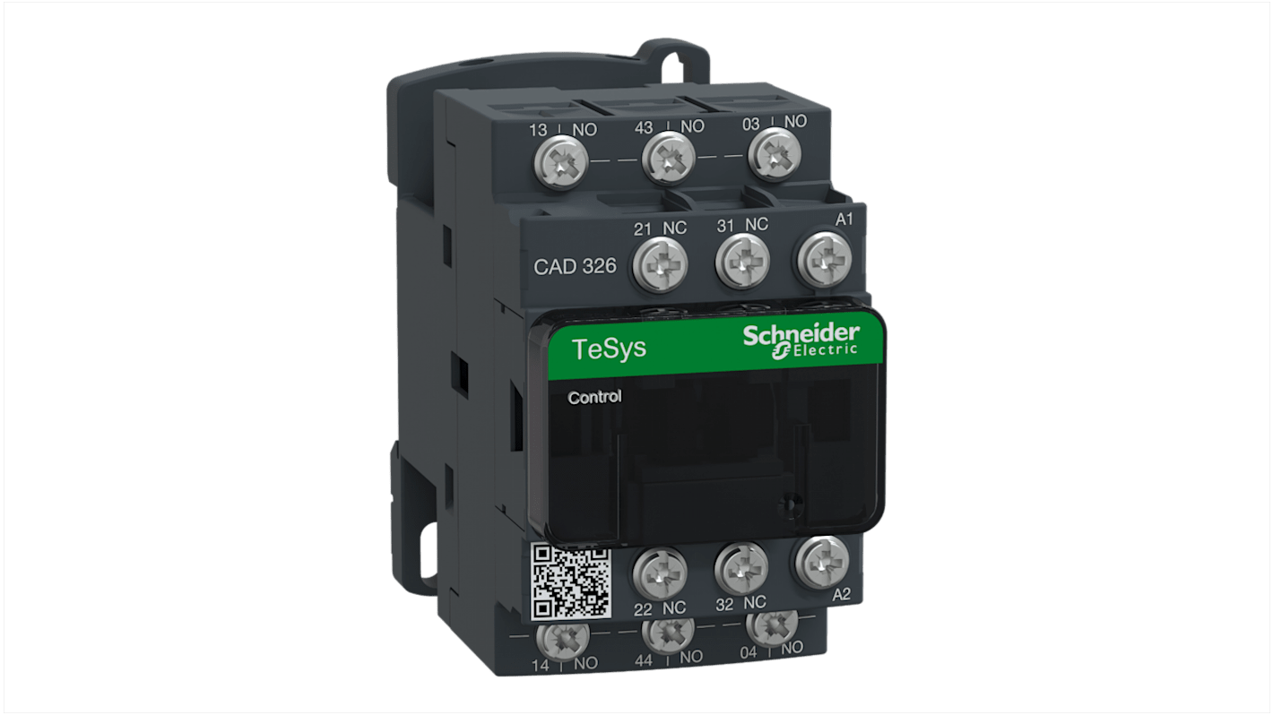 Schneider Electric Control Relay 3 NO + 2 NC, 10 A Contact Rating, 5.4 W, 400 V, TeSys