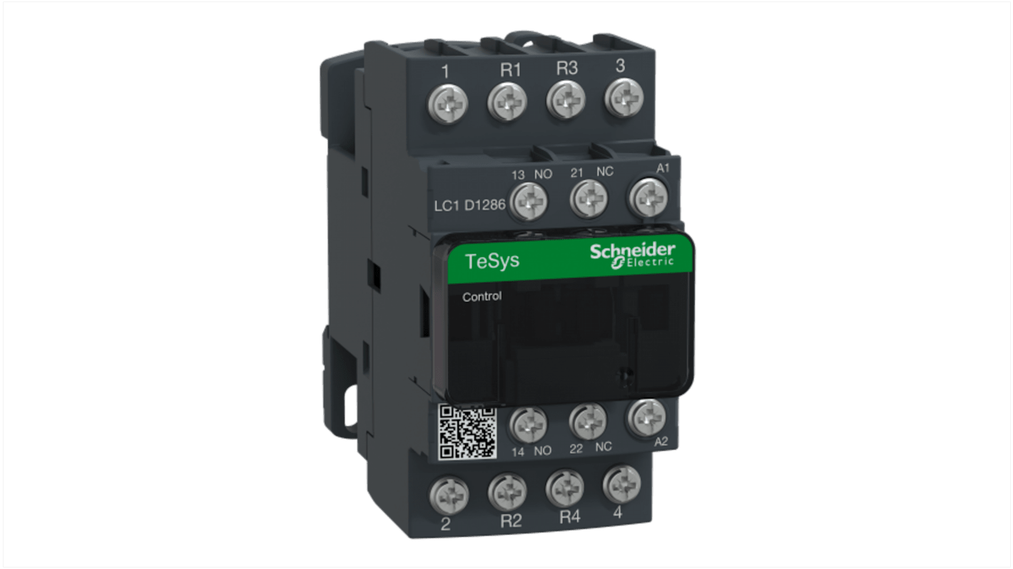 Stycznik Schneider Electric styki: 4 25 A 1 NO + 1 NC LC1D1286G7