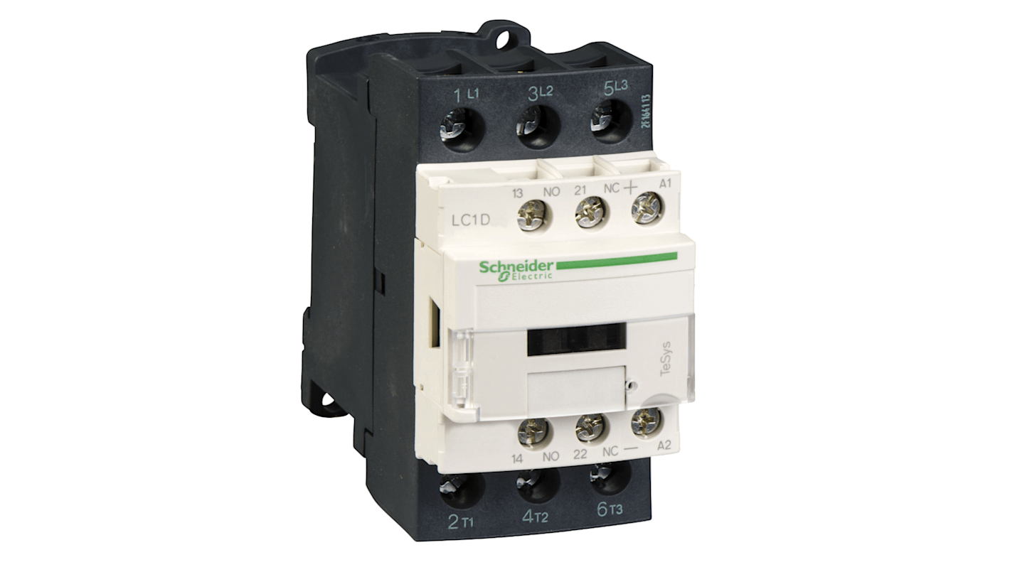 Stycznik Schneider Electric styki: 3 38 A 1 NO + 1 NC LC1D386FD