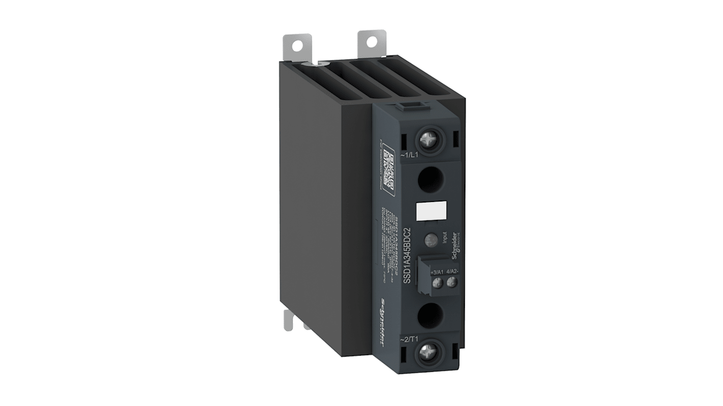 Schneider Electric Harmony Relay Series Solid State Relay, 60 A Load, DIN Rail Mount, 280 V ac/dc Load