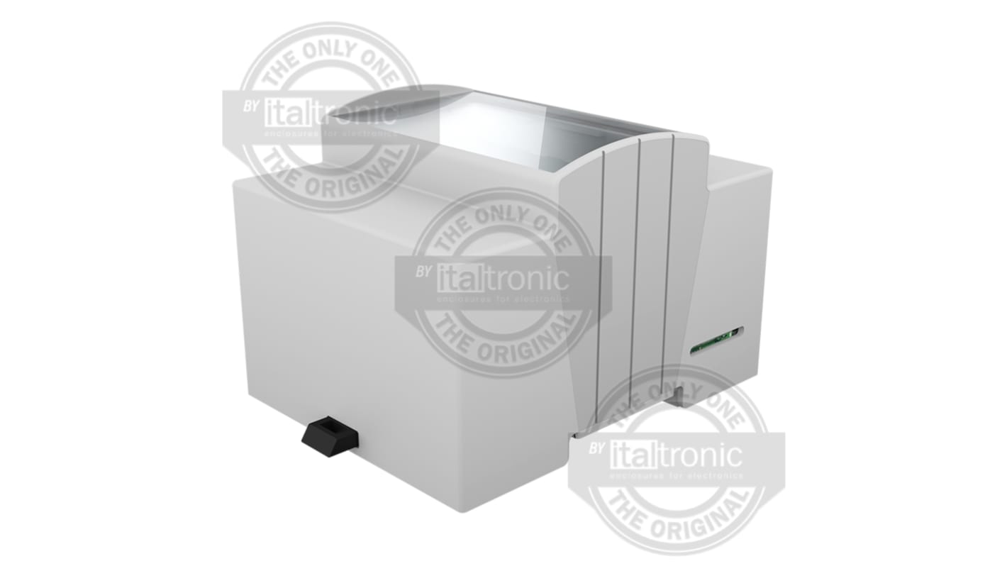 Italtronic Solid Top Enclosure Type, ABS, Polycarbonate DIN Rail Enclosure Kit