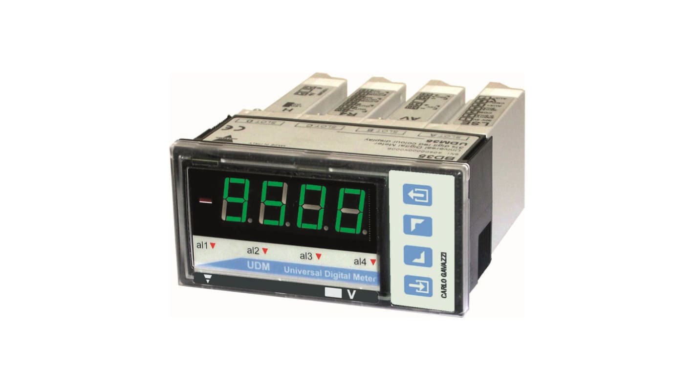 Cyfrowy miernik panelowy wielofunkcyjny Fasada wyświetlacza Carlo Gavazzi Wskaźnik LED