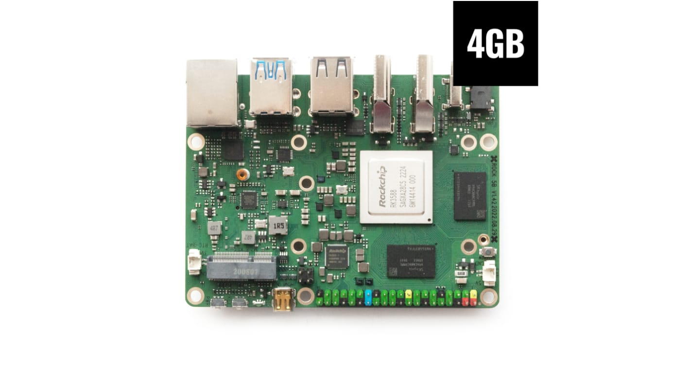 Okdo Bulk ROCK 5 Model B 4GB Single Board Computer - Box of 50