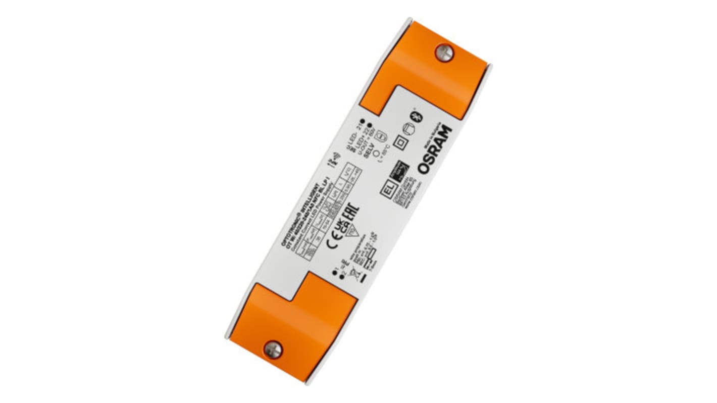 Osram LED Driver, 10 → 54V Output, 38W Output, 350 → 1050mA Output, Constant Current Dimmable