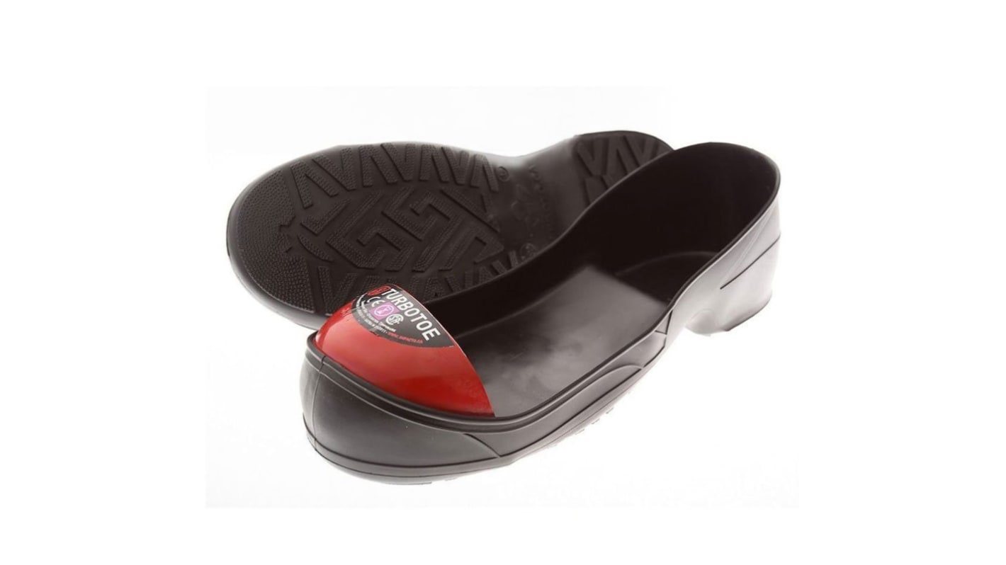 Impacto White Anti-Slip Over Shoe Cover, S, 1Pair pack