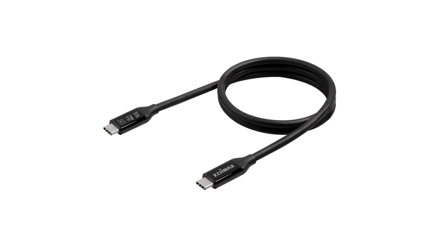 Edimax Cable, Male USB C to Male USB C  Cable, 1m