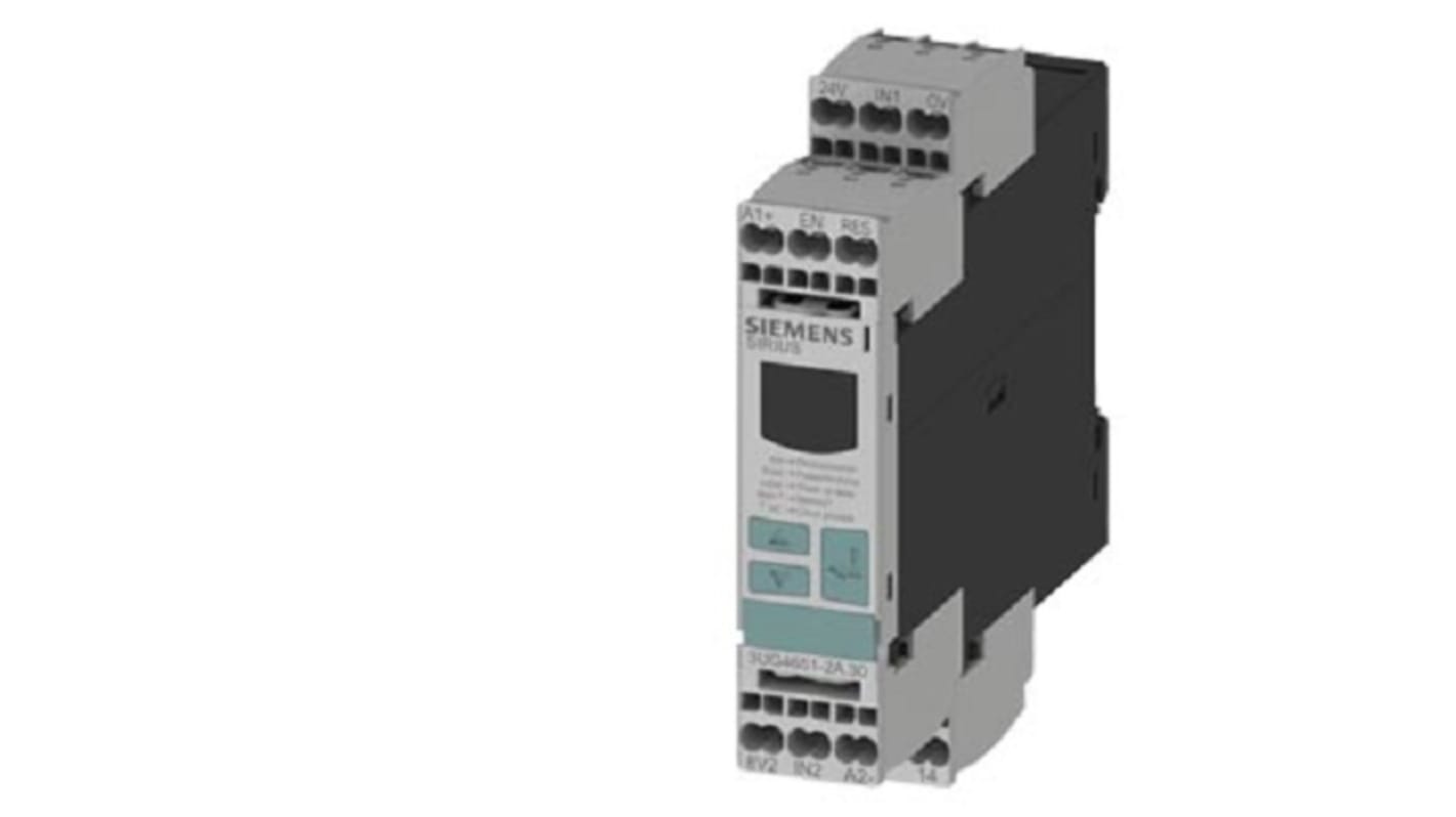 Relè di monitoraggio Velocità Siemens 3UG46512AW30, SPDT