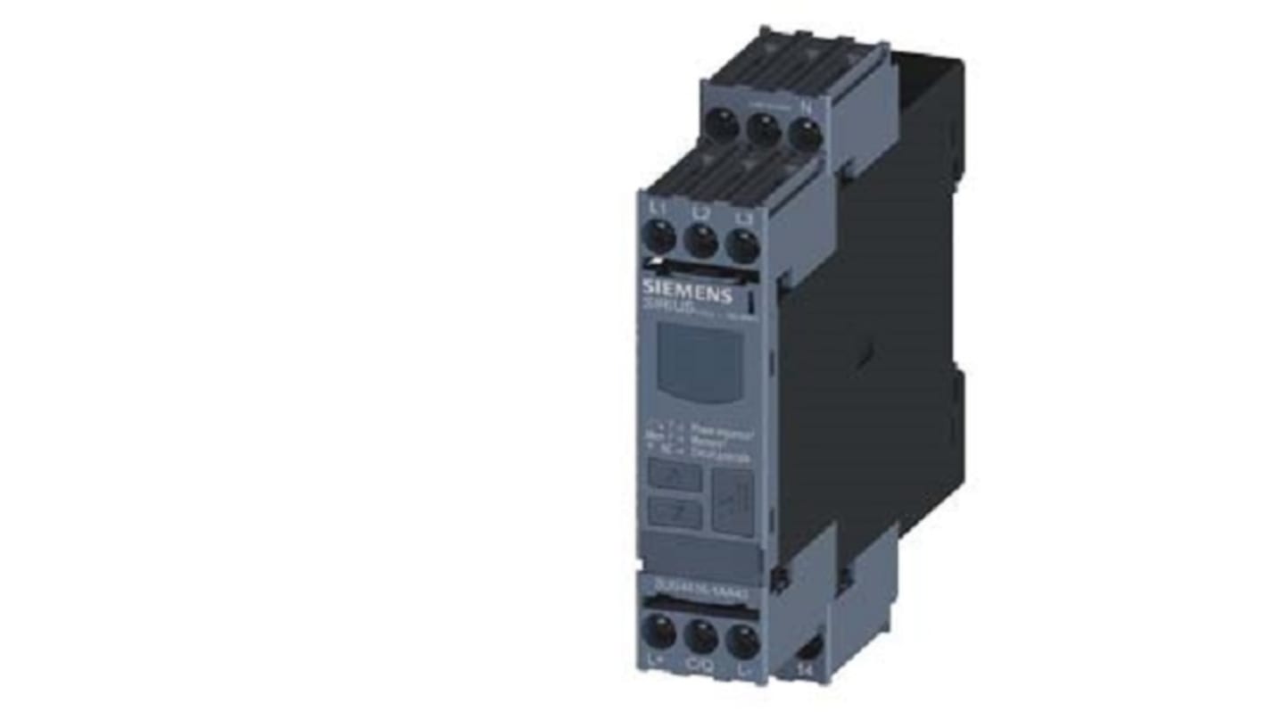 Siemens Phase Monitoring Relay, 3 Phase, SPDT