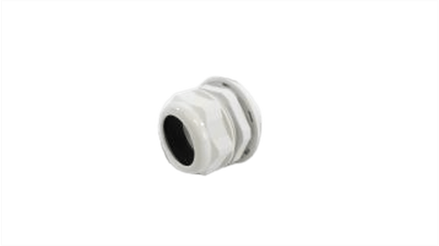 Hammond 1427NCG Series Grey Nylon Cable Gland, M63 Thread, 37mm min., 44mm max., IP68