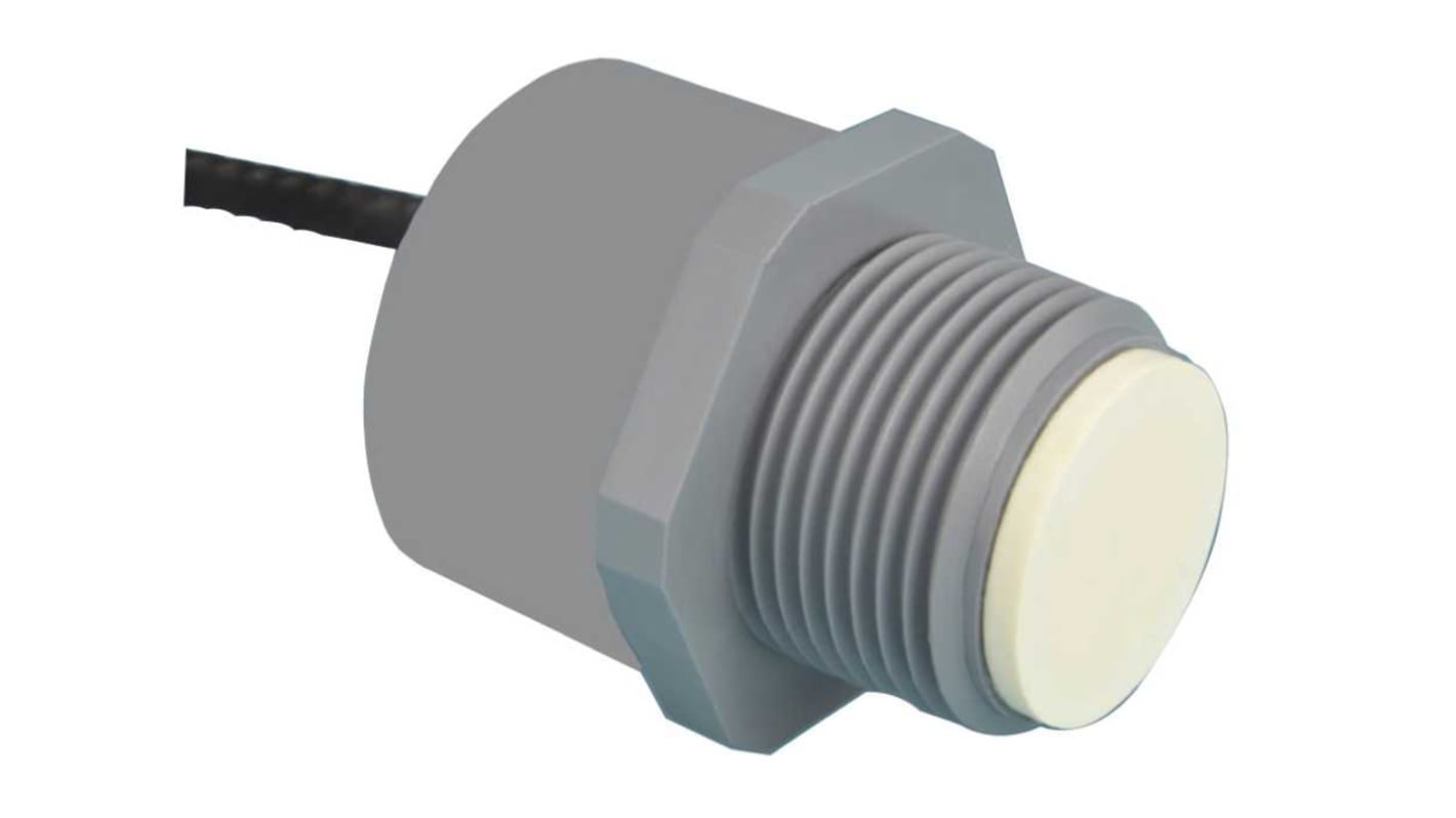 RS PRO Ultrasonic Füllstandssensor mit 120mm Kabel RS485 Mit Gewinde 25°C / 75°C