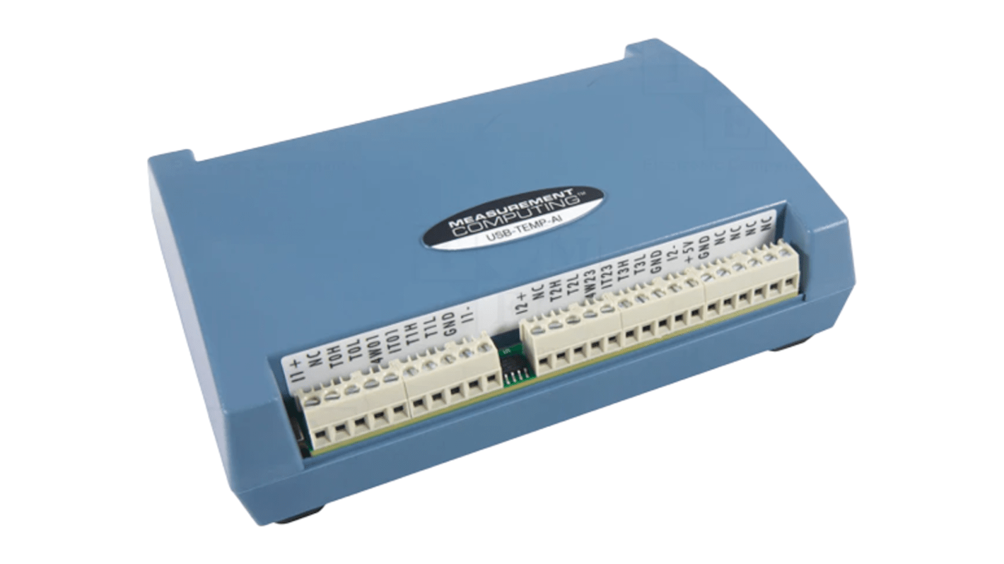 Digilent MCC USB-TEMP Data Acquisition, 8 Channel(s), USB, 16sps, 24 bits