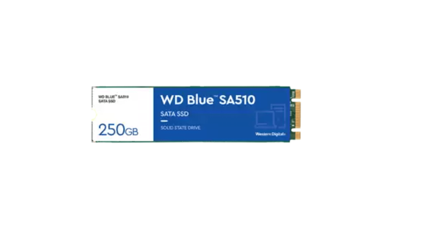 Disco duro SSD interno M.2 (2280) Western Digital de 250 GB, SATA III, para aplicaciones industriales