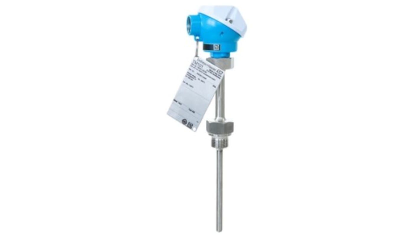 Endress+Hauser PT100 RTD Sensor, 6mm Dia, 250mm Long, 4 Wire, G1/2, +650°C Max